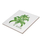 バジルハーブグリーンリーキッチングルニーグリーン タイル (側面)