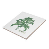 バジルハーブグリーンリーキッチングルニーグリーン タイル (側面)