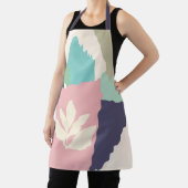 バジル抽象芸術芸術的モダンカラーブロック エプロン (インサイチュ)