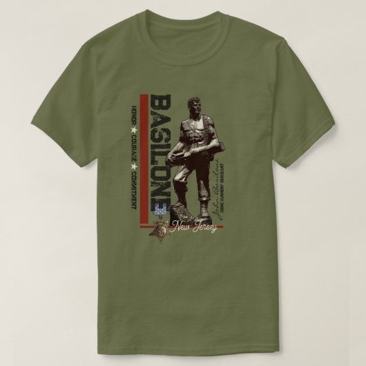 バジローネ Tシャツ (デザイン正面)