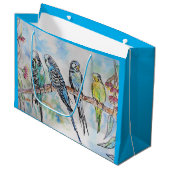 バジーズウォーターカラーガムツリーバード抱き枕 ラージペーパーバッグ (正面アングル)