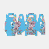 バジー ウェディング ケーキ フェイバー ボックス 青いバラ (折り畳みなし)