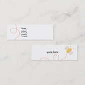 バジー・ビー スキニー名刺 (正面/裏面)