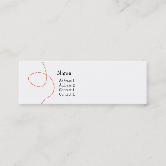 バジー・ビー スキニー名刺 (正面)