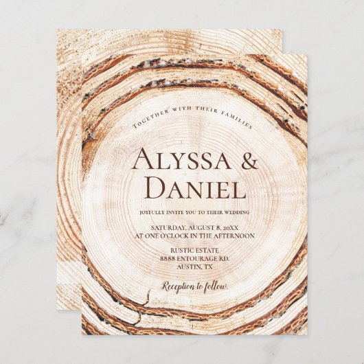 バジ素朴ュ結婚ーズ木目カスタム (正面/裏面)