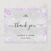 バジ結婚ュアのシルバーパープル感謝してい写真 (正面)