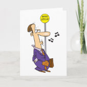 バスおもしろいでのアニメのビジネスストップマン カード (正面)