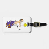 バスおもしろいでのアニメのビジネスストップマン ラゲッジタグ (正面横)