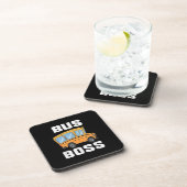 バスおもしろいボススクールバスドライバー コースター (右側)