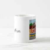 バスおもしろい コーヒーマグカップ (中央)