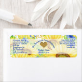 バスと体製品ラベル – ひまわり – 小 ラベル (インサイチュ)