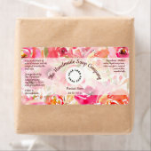 バスと体製品ラベル – ロゴ付きバラ2 ラベル (インサイチュ)