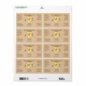 バスと体製品ラベル – vanilla - rectangle1 ラベル (フルシート)