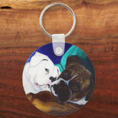 バスに乗ったボクサー キーホルダー (正面)