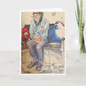 バスに乗っている人 カード (正面)