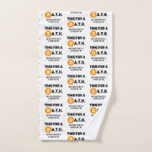 バスのためのおもしろい時間(Bitcoin All Time High)暗号 バスタオルセット (ハンドタオル)