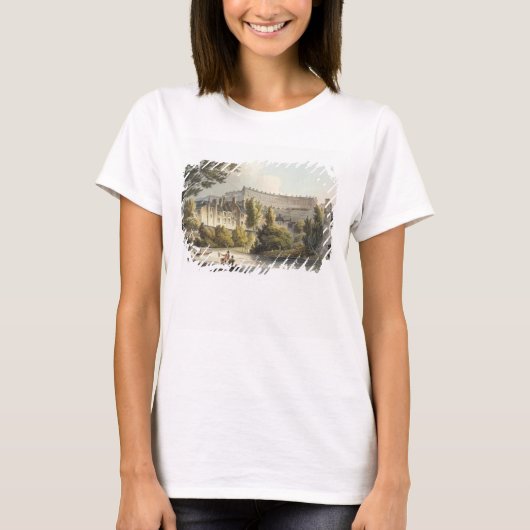 バスのウィックフェリーから図解入りの、写真付きの「Bath by a Serie Tシャツ (正面)
