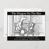 バスのドラゴンだ。 ポストカード (正面/裏面)