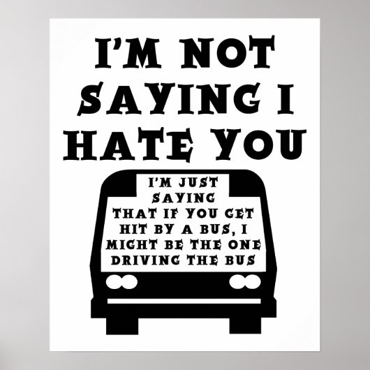 バスのポスターに当たおもしろいる ポスター (正面)