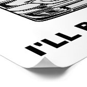 バスのポスターに当たおもしろいる ポスター (角)