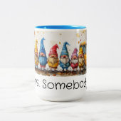 バスの格言 ツートーンマグカップ (中央)