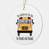 バスの車輪 セラミックオーナメント (左)