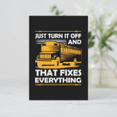 バスの運転手が電源を切るだけ 出欠カード (スタンド正面)