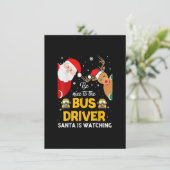 バスの運転手に優しくしてね サンタは見てるよ(笑) 招待状 (スタンド正面)