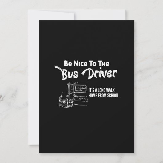 バスの運転手に優しくしてね、家まで歩くのは長い距離だから シーズンカード (正面)