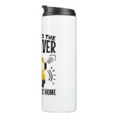 バスの運転手に優しく家まで歩いて帰る タンブラー (回転右)