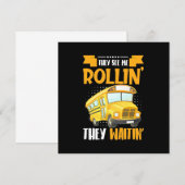 バスの運転手に見られて俺はド派手に 招待状 (正面/裏面)