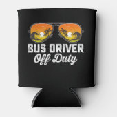 バスの運転手の勤務外サングラス学校の最終日 缶クーラー (正面)