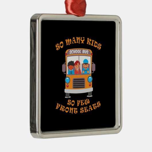 バスの運転手は非常に多くの子供なので、少数のフロントシート メタルオーナメント (右)