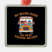 バスの運転手は非常に多くの子供なので、少数のフロントシート メタルオーナメント (正面)