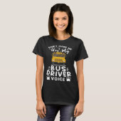 バスの運転手みたいな口調使わないでね バックトゥスクール Tシャツ (正面フル)