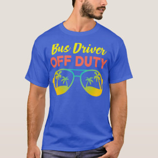 バスの運転手オフクラシックデューティTシャツ Tシャツ