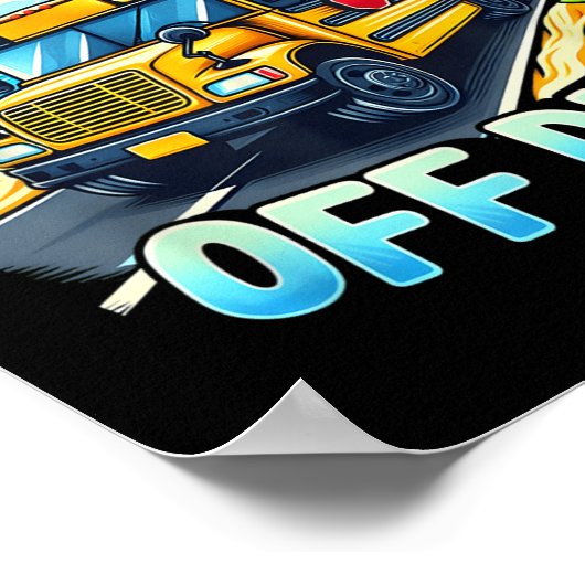 バスの運転手オフデューティハローサマースクーの最終日 ポスター (角)