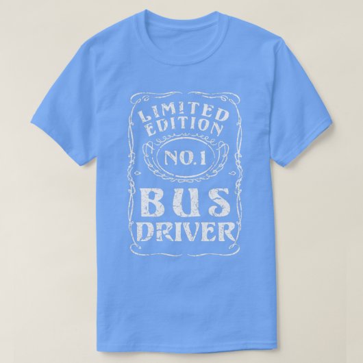 バスの運転手スクールバス Tシャツ (デザイン正面)