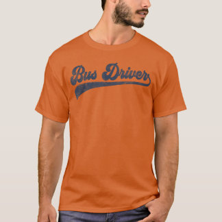 バスの運転手 かわいい ヴィンテージ 友達 Tシャツ