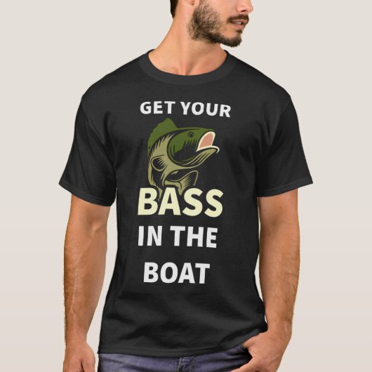バスをボートに乗せろ!お楽しみTシャツ Tシャツ (正面)