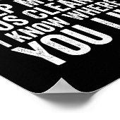 バスを汚さないで 私はあなたの住所を知っている ポスター (角)