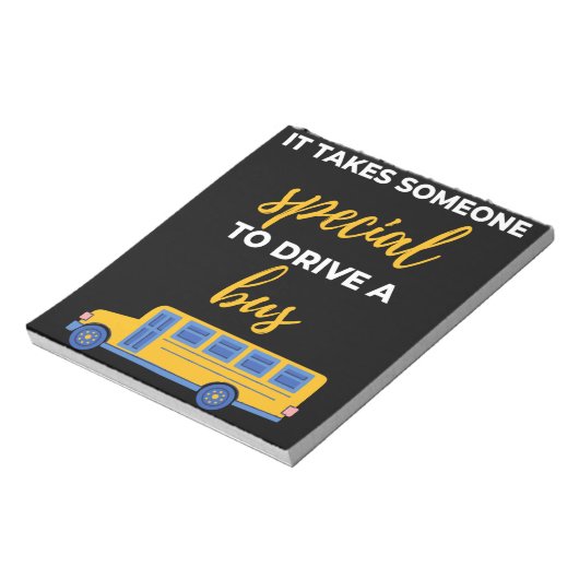 バスを運転するには特別な必要がある ノートパッド (回転)