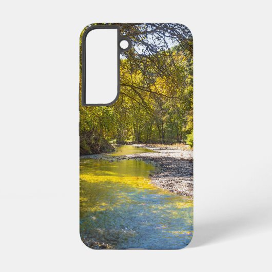 バスアイクの秋の絵画風Samsung携帯ケース Samsung Galaxyケース (裏面)
