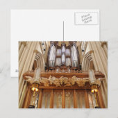 バスアビーイングリッシュパイプオルガン ポストカード (正面/裏面)