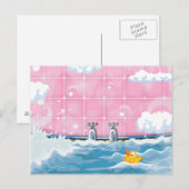 バスイエローダック ポストカード (正面/裏面)