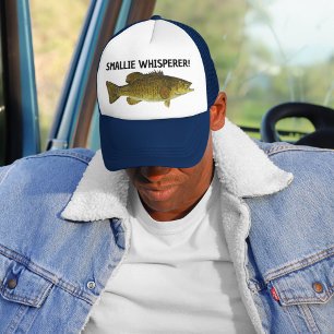 バスウィスパーおもしろいラー魚釣りフィッシャーマンアングラー キャップ