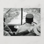 バスウィンドフランスのウ1939フランスを通して表示 ポストカード (正面)