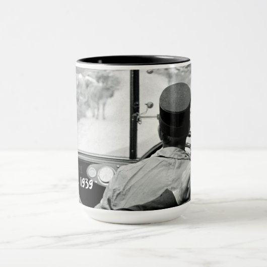 バスウィンドフランスのウ1939フランスを通して表示 マグカップ (中央)