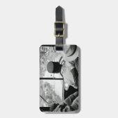 バスウィンドフランスのウ1939フランスを通して表示 ラゲッジタグ (正面縦)