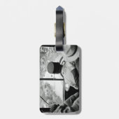 バスウィンドフランスのウ1939フランスを通して表示 ラゲッジタグ (裏面縦)